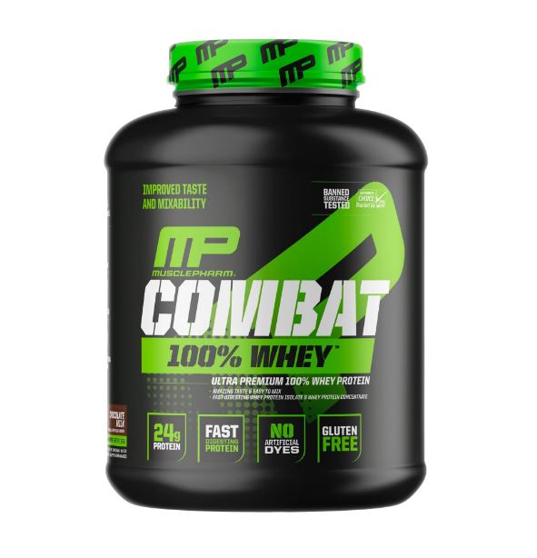 MusclePharm COMBAT 100% WHEY PROTEIN Chocolate Milk 5lbs.
