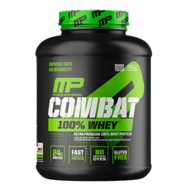MusclePharm COMBAT 100% WHEY PROTEIN Vanilla 5lbs.