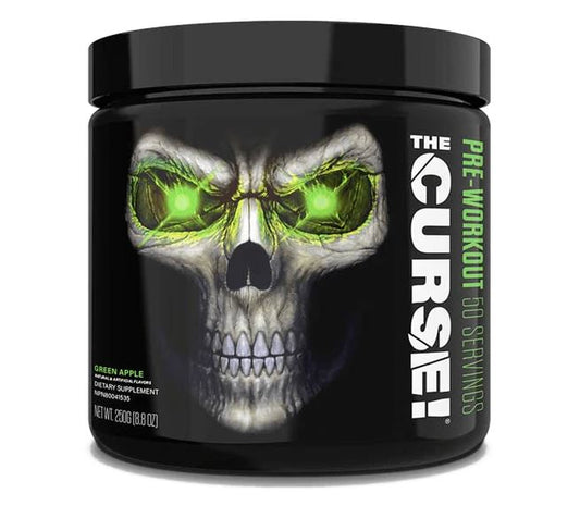 JNX Sports THE CURSE Pre-Workout Green Apple flavor 50 serves