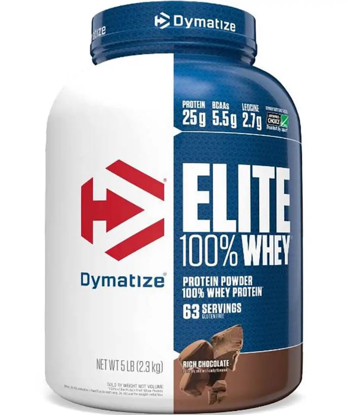 DYMATIZE ELITE WHEY Protein Powder 5lbs Rich Chocolate flavour