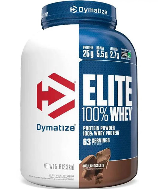 DYMATIZE ELITE WHEY Protein Powder 5lbs Rich Chocolate flavour