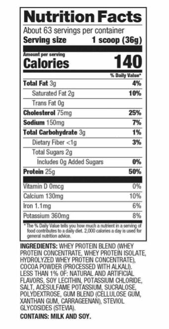 DYMATIZE ELITE WHEY Protein Powder 5lbs Rich Chocolate flavour