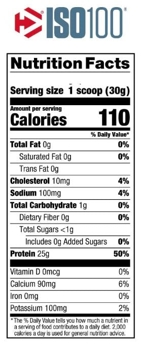DYMATIZE ISO 100 WHEY PROTEIN HYDROLYSATE/ISOLATE Choc Peanut Butter flavour 1.34lbs