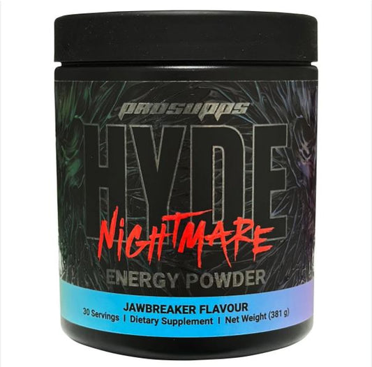ProSupps HYDE NIGHTMARE Pre-Workout Energy Powder Jawbreaker flavor 30 serves