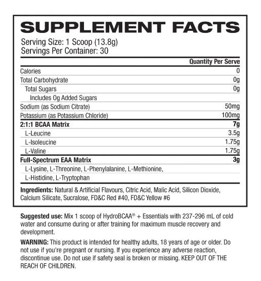 ProSupps HYDRO BCAA + EAA Pineapple flavour 30 servings