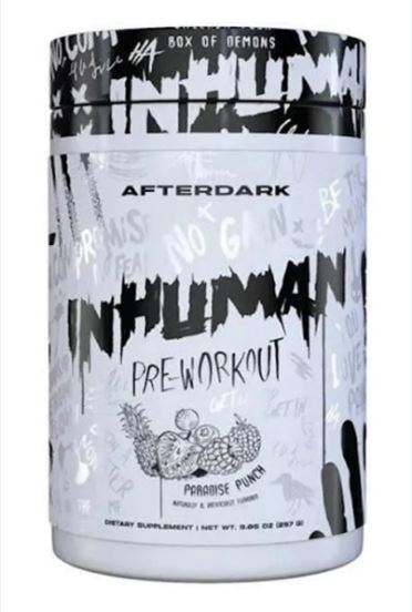 Afterdark INHUMAN Pre-Workout Paradise Punch flavour
