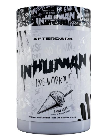 Afterdark INHUMAN Pre-Workout Snow Cone flavour