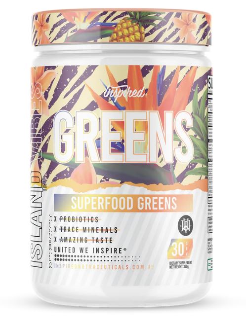 Inspired Greens + Superfoods Island Vibes flavour 30 serves