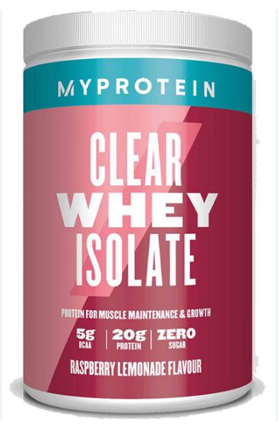 MyProtein CLEAR WHEY ISOLATE  Raspberry Lemonade flavour 20 servings