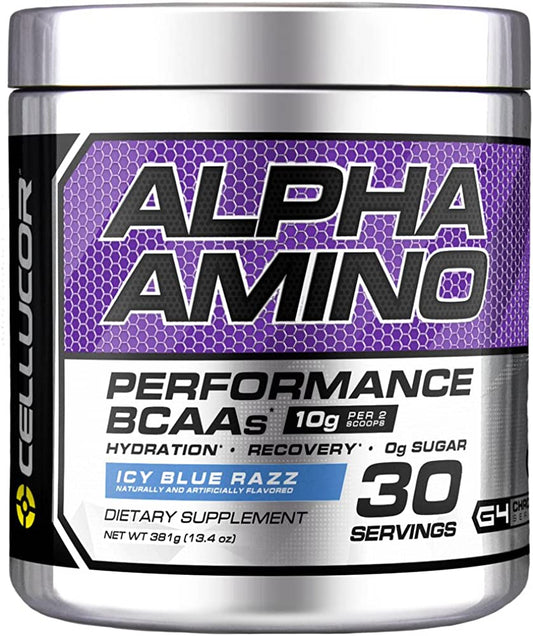 Cellucor Alpha Amino BCAA Icy Blue Razz flavour