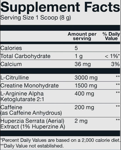 BASIC Pre Workout Miami Vice flavour 30 serves