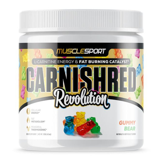 Musclesport CARNISHRED Revolution  Thermogenic / Fat Burner Gummy Bear flavour 60 srvs (Copy)