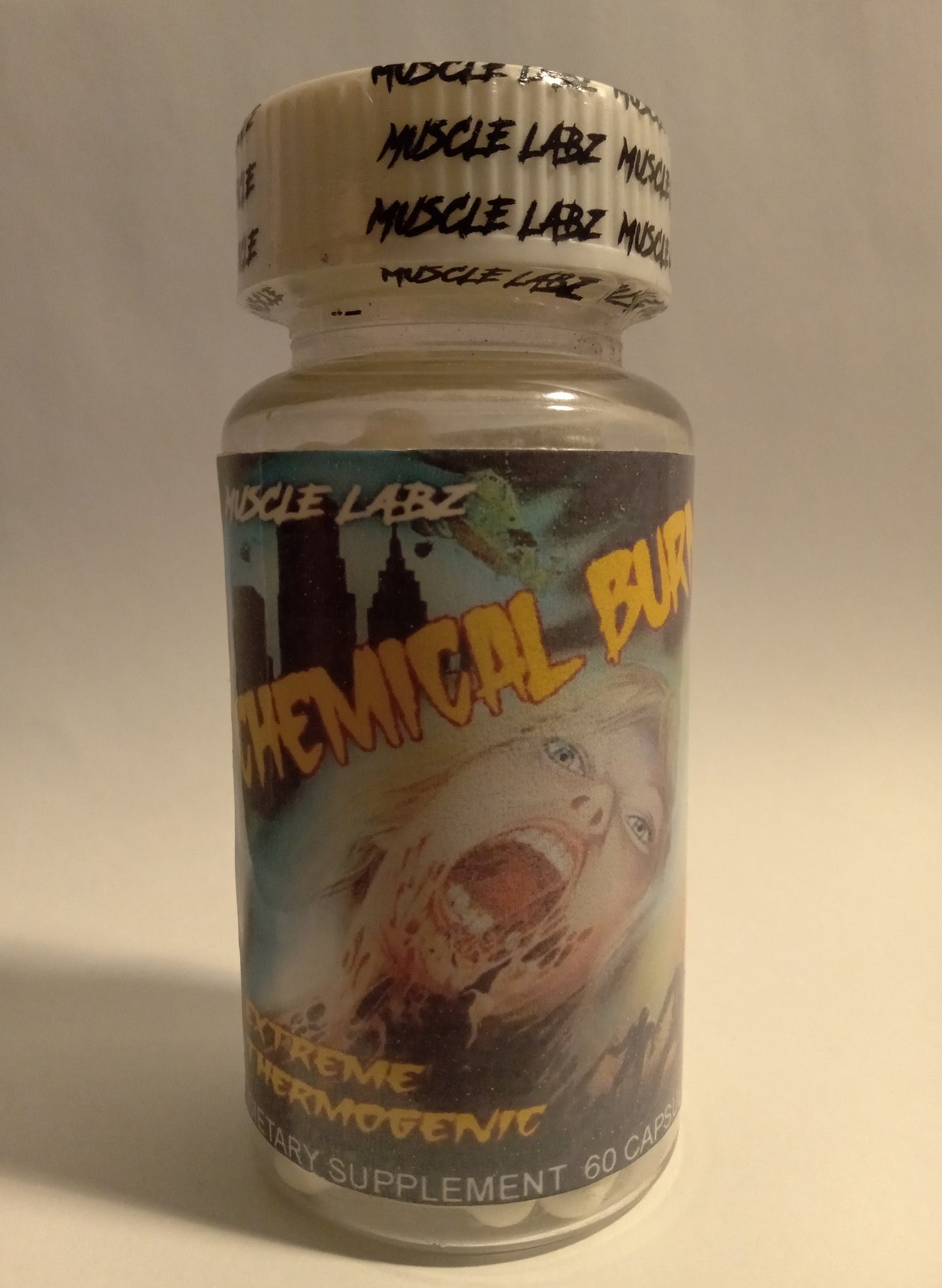 Muscle Labz CHEMICAL BURN Extreme Thermogenic Fat Burner Discontinued Item, Last Stock Left 60 Capsules