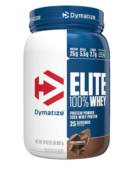 Dymatize Elite 100% Whey Protein Powder Rich Chocolate 2lb.