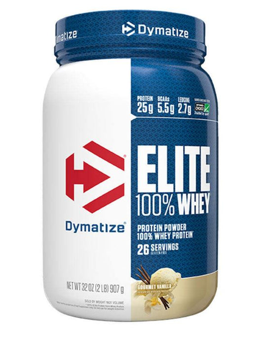 Dymatize Elite 100% Whey Protein Powder Gourmet Vanilla 2lb.