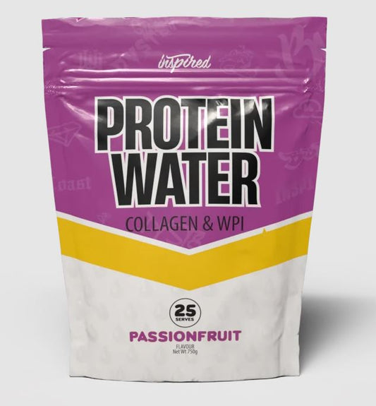 Inspired PROTEIN WATER Collagen & WPI Passionfruit flavour 25 serves